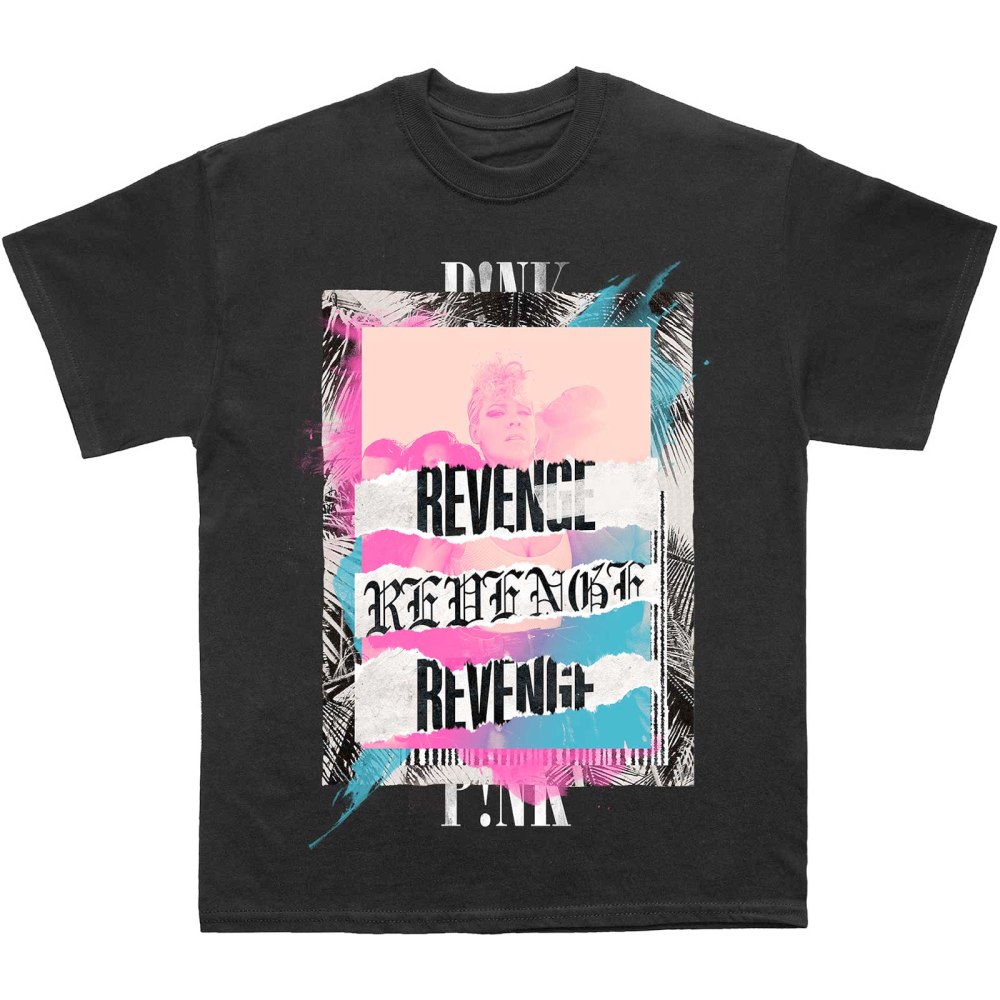 Pink - Revenge Tshirt Homme - Noir